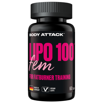 BODY ATTACK Lipo 100 FEM 60 Kapseln